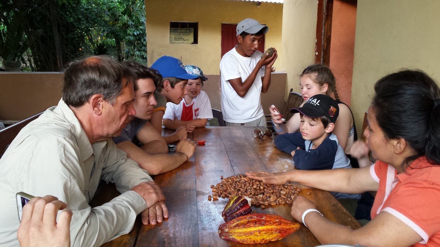 11Kids of different ages equally interested in the coffee activityalong our all-time favourite Coffee Route to Machu Picchu. Family-friendly tours from Responsible Travel Peru