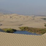 Lake Morón in the desert by Ica is a true hidden gem and makes for a wonderful hike through the desert - RESPONSible Travel Peru