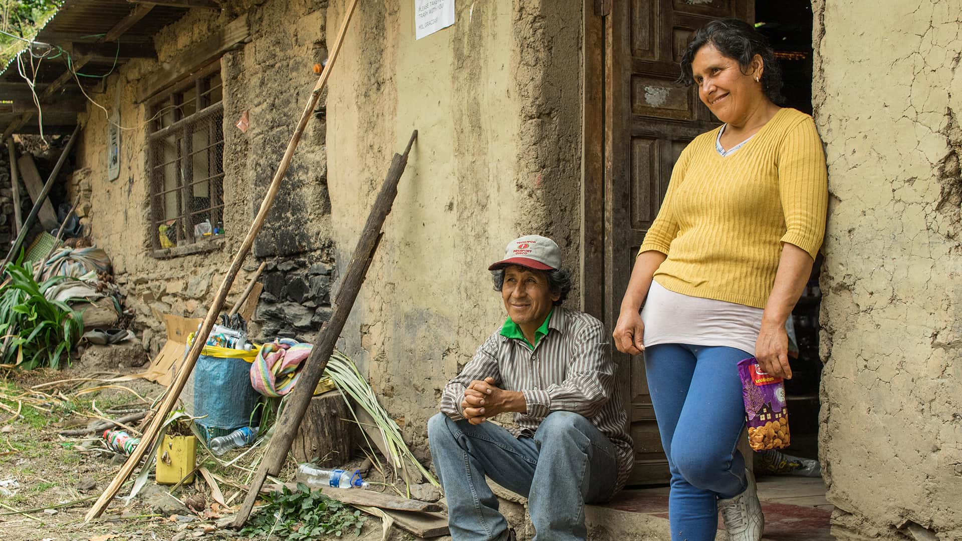Alejandro and Elvira, your hosts on the Coffee Route to Machu Picchu - RESPONSible Travel Peru