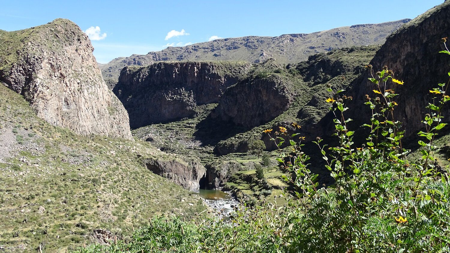 11View into the Canocota Canyon. Hike the Collagua Route with RESPONSible Travel Peru