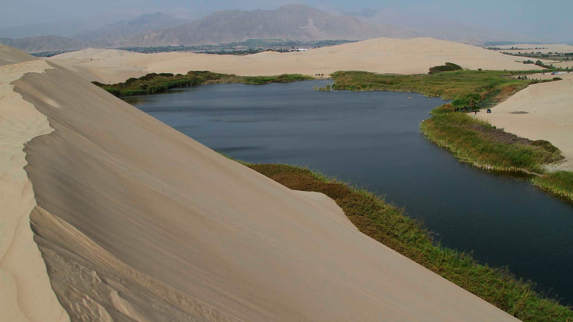 11The Moron Lagoon is an Oasis in the middle of the desert. It is 300 meters long and 150 meters wide and 8 meters deep | RESPONSible Travel Peru