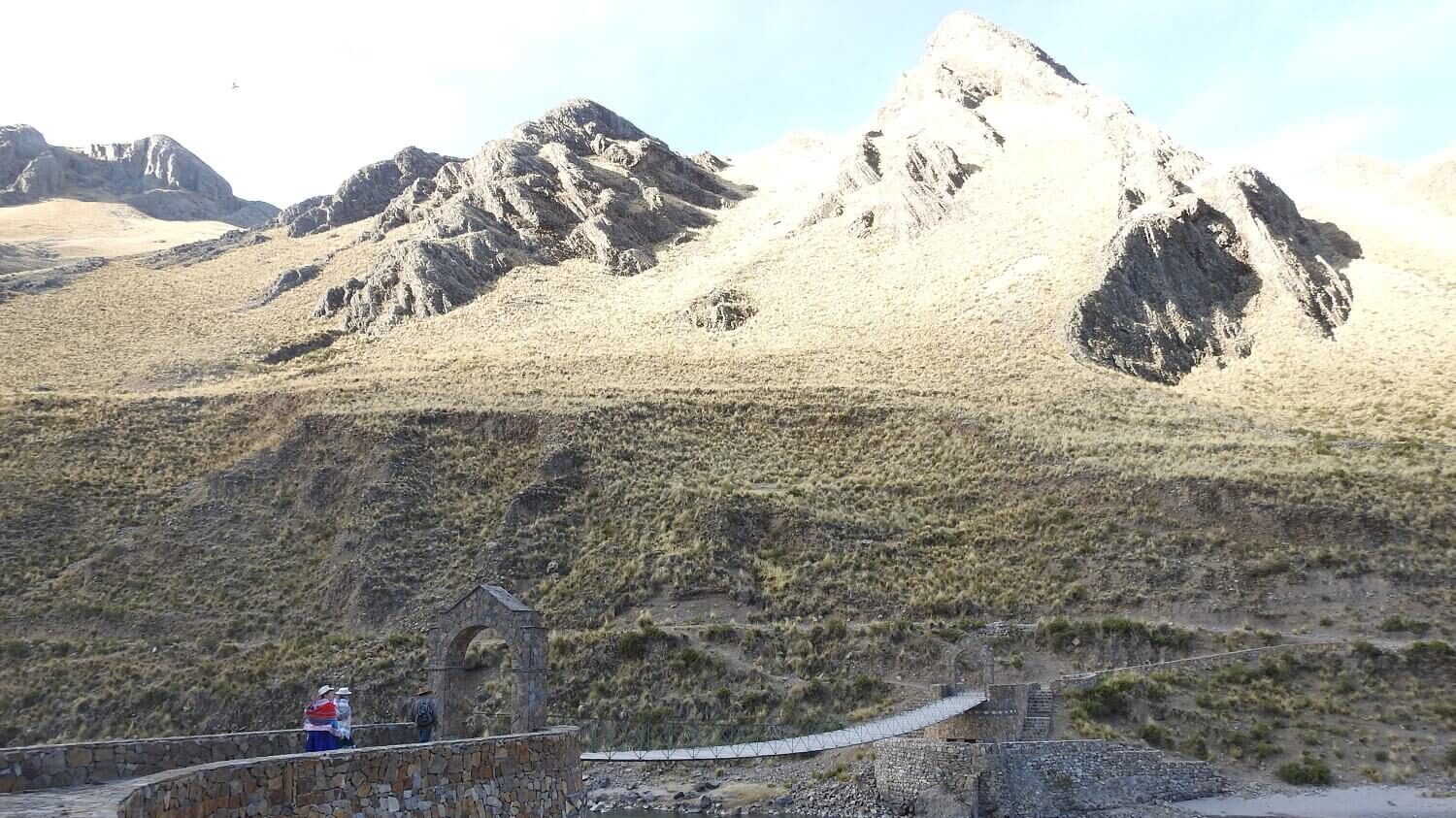 Beautiful stone ropebridge in Sibayo, Colca Canyon | RESPONSible Travel Peru