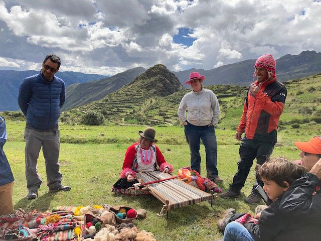 The textile work is of great importance, it represents stories of the community represented in iconographies | Community-Based Tourism in the Sacred Valley with RESPONSible Travel Peru - Experience a Day of Fellowship with an Andean Community