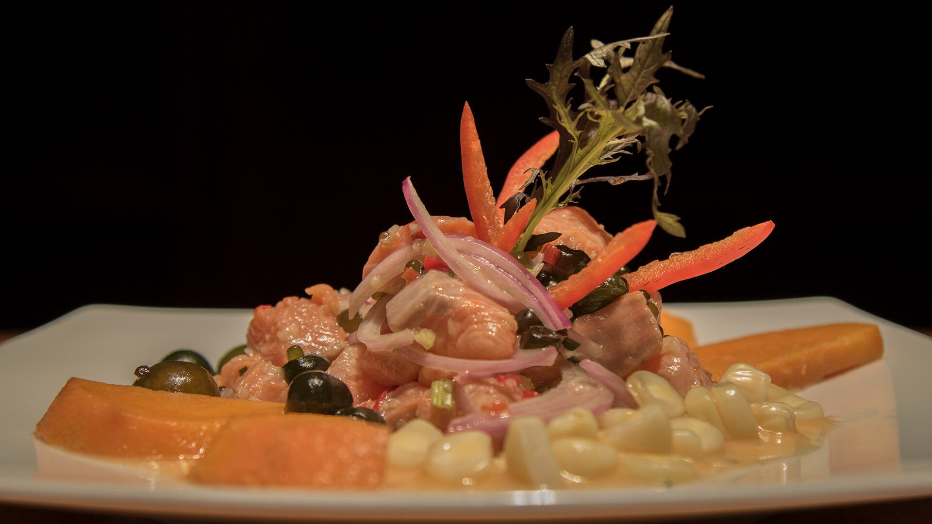 Ceviche is the most representative Peruvian dish, here in a NovoAndean version | RESPONSible Travel Peru
