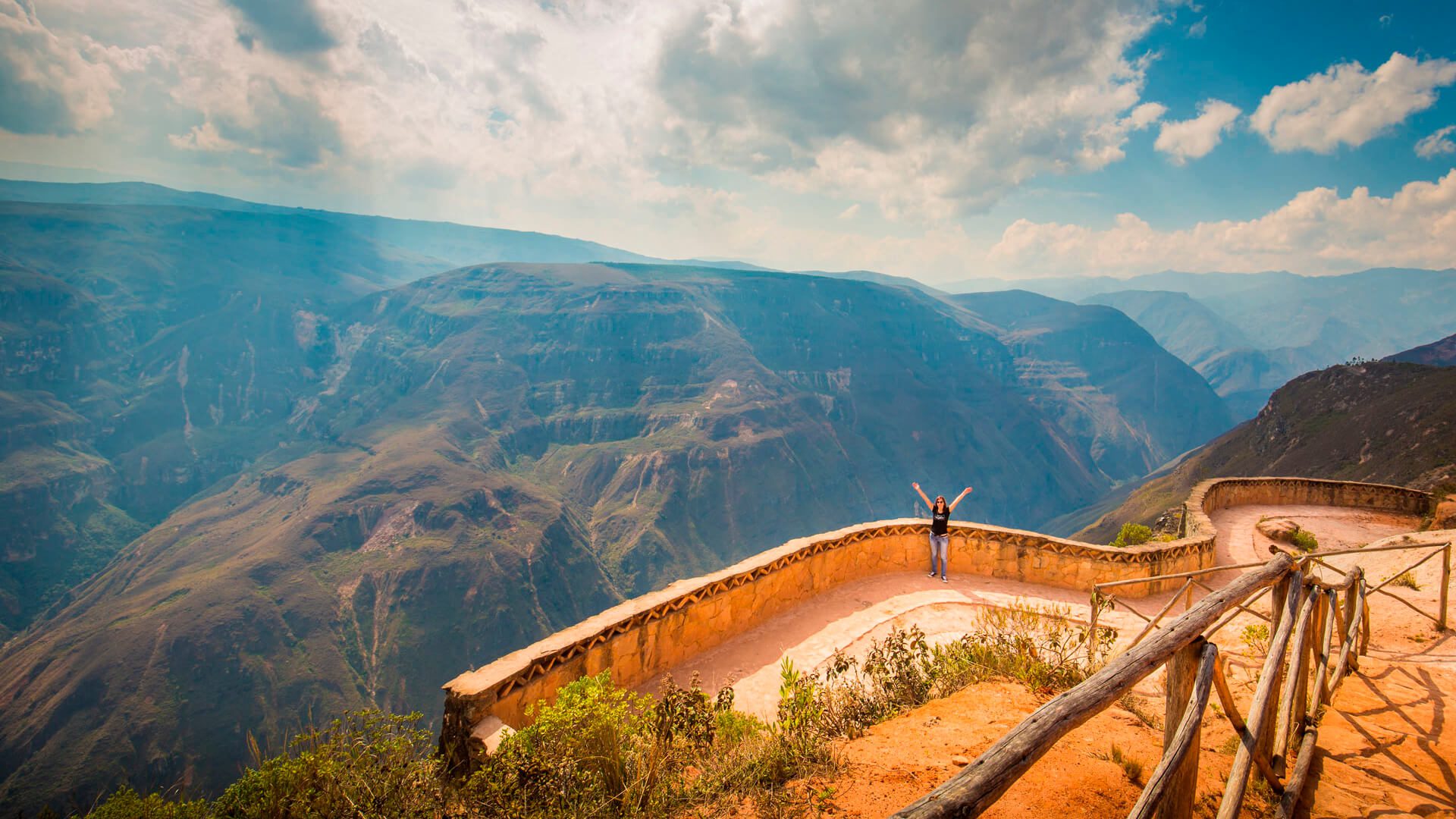 Lookover the Sonche Canyon in Chachapoyas