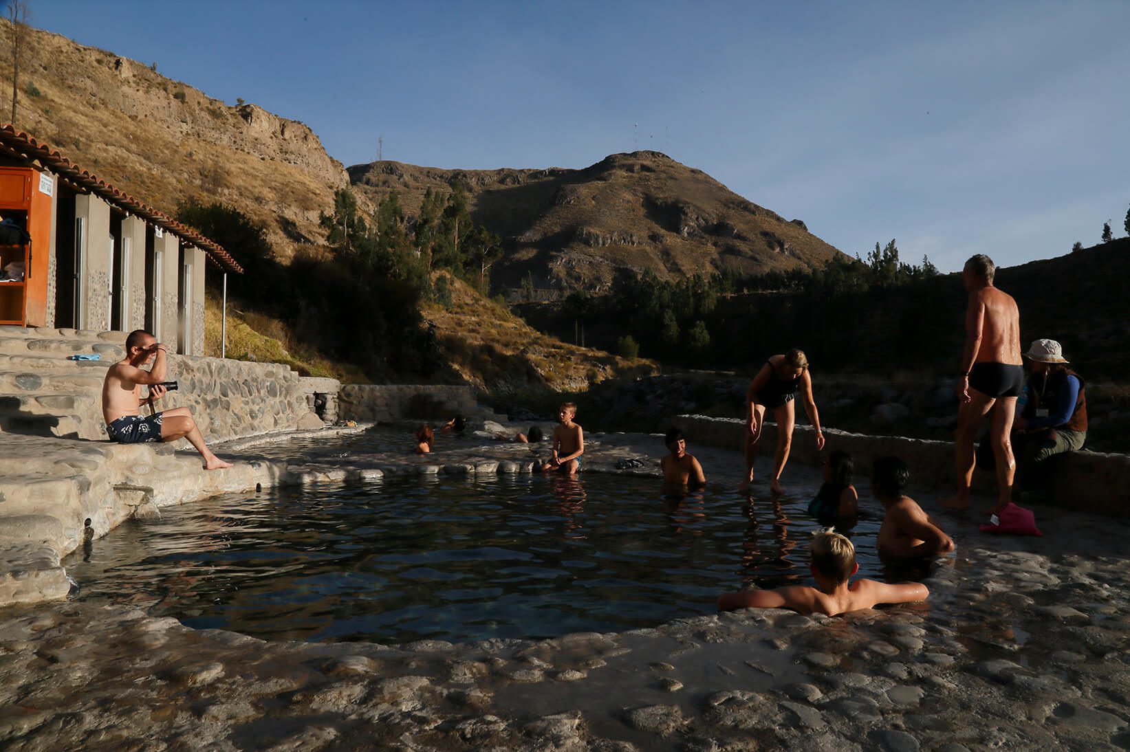 The thermal baths of Coporaque are off the beaten path. Visit them with RESPONSible Travel Peru.