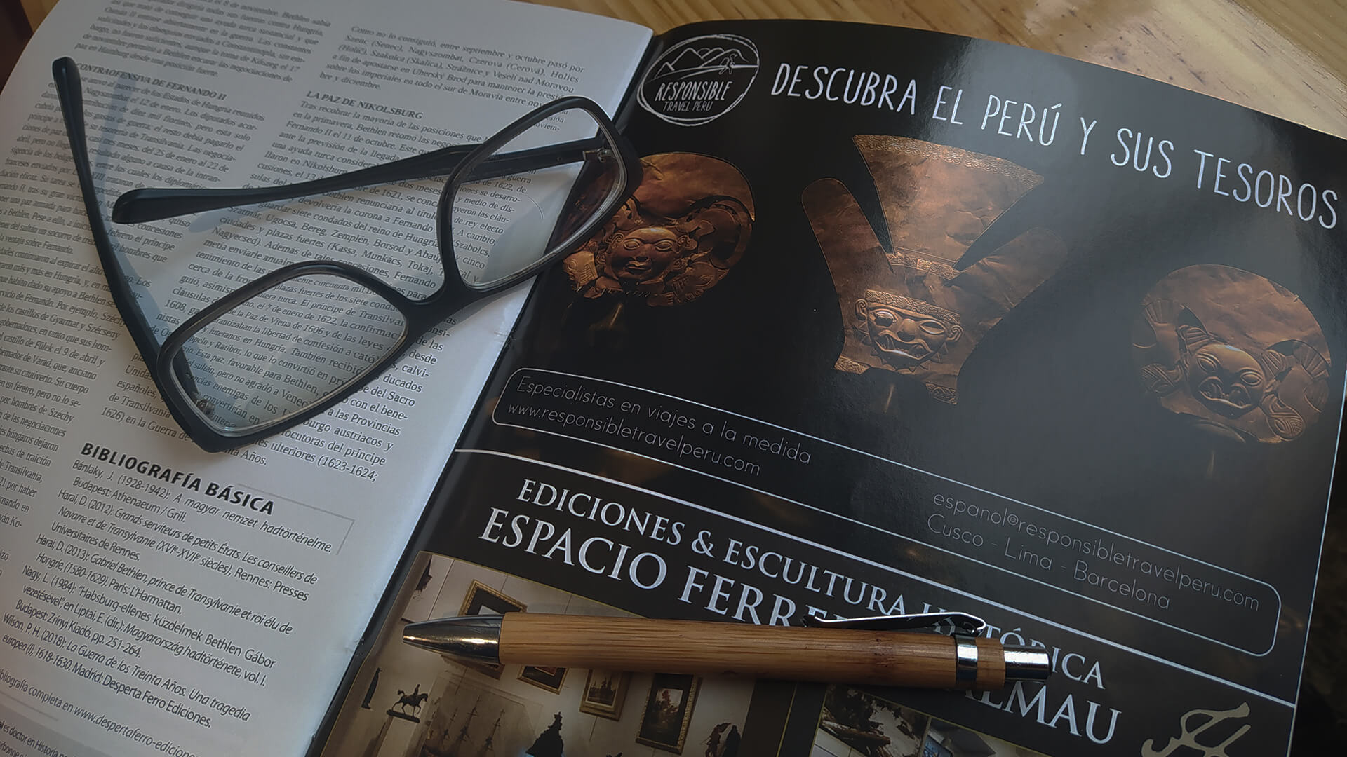 11Respons advertising on magazine in Spanish language | RESPONSible Travel Peru