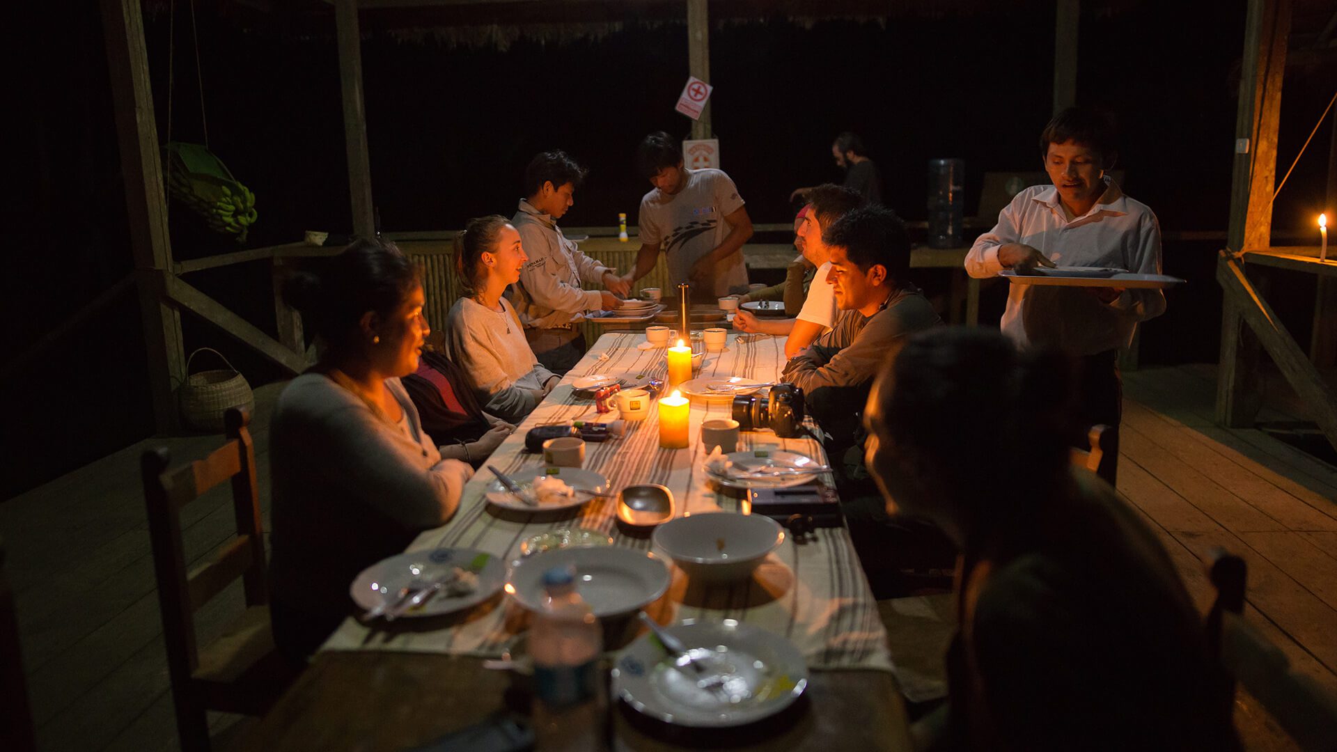 Dinner at Pankotsi, the Shipetiari community managed lodge in Manu | RESPONSible Travel Peru