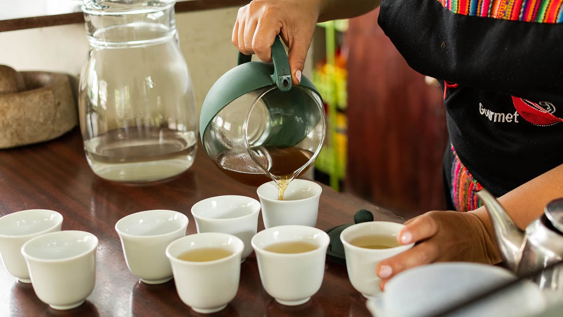 Green tea tasting time